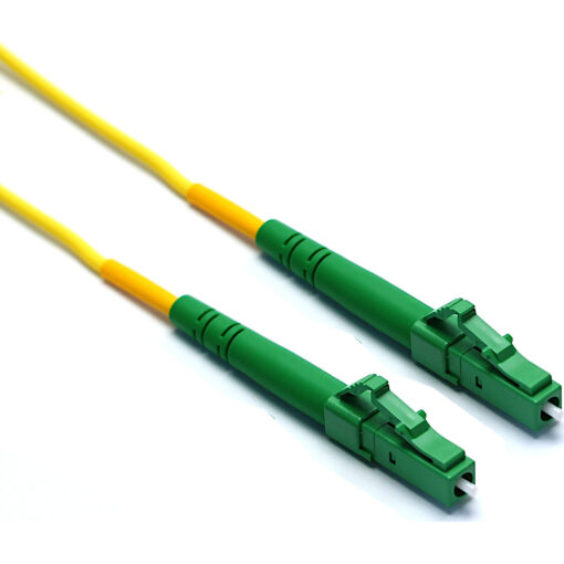 Excel optični kabel, OS2, P/Lead, 2mm, LC/APC-LC/APC SX, rumen, 2m