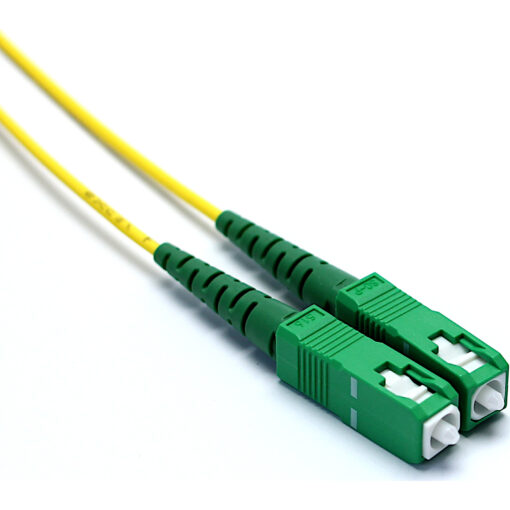 Excel optični kabel, OS2, P/Lead, 2mm, SC/APC-LC/APC SX, rumen, 3m