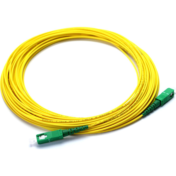Excel optični kabel, OS2, P/Lead, 2mm, SC/APC-SC/APC SX, rumen, 20m - Image 2