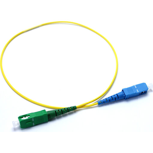 Excel optični kabel, OS2, P/Lead, 2mm, SC/APC-LC/UPC SX, rumen, 0,5m - Image 2