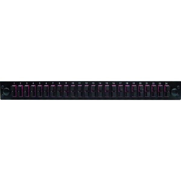 Excel Enbeam 24-smerni optični panel, MM FOP 24 LC QD (96F), vijoličen - Image 2