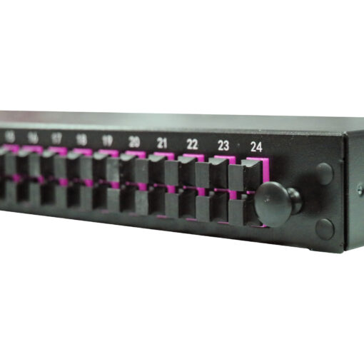 Excel Enbeam 24-smerni optični panel, MM FOP 24 LC QD (96F), vijoličen - Image 3