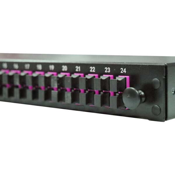 Excel Enbeam 24-smerni optični panel, MM FOP 24 LC QD (96F), vijoličen - Image 3