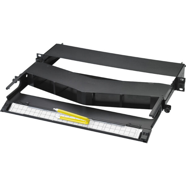 Excel Enbeam optični panel, 1U High Density, kotni, MTP (neopremljen)