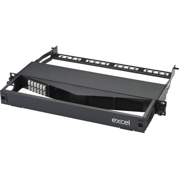 Excel Enbeam optični panel, 1U High Density, kotni, MTP (neopremljen) - Image 2