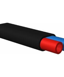 Enbeam HDPE kanal, zunanji, 2x5x3mm, črn