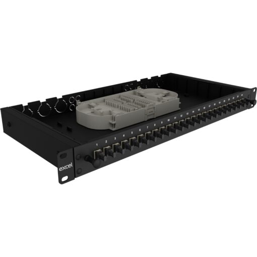 Excel Enbeam 24-smerni optični panel, MM FOP 24 LC DX (48F), bež, P - Image 2