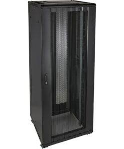Excel komunikacijska omara ER 24U, 8x10, Wave Dbl B-Sides F-VCM, črna