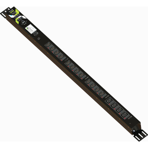 Excel električni razdelilnik, VT 1P PDU 12xC13 4xC19 INT3 32A Comm, 3m, TF