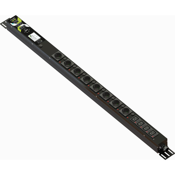 Excel električni razdelilnik, VT 1P PDU 8xSCH 4xC19 INT3 32A Comm, 3m, BF