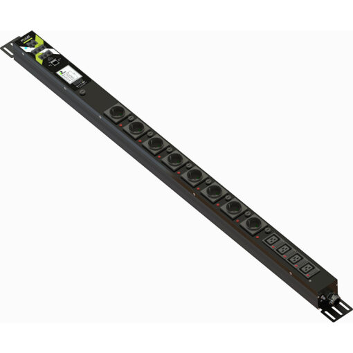 Excel električni razdelilnik, VT 1P PDU 8xSCH 4xC19 INT3 32A Comm, 3m, TF