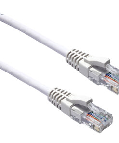 Excel U/UTP kabel cat.5E, P/Lead, LSOH, z rezilom, 1m, bel