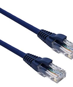 Excel U/UTP kabel cat.5E, P/Lead, LSOH, z rezilom, 7m, moder