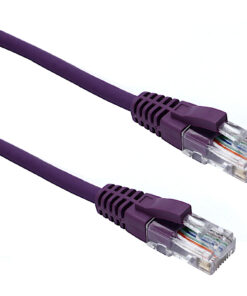 Excel U/UTP kabel cat.5E, P/Lead, LSOH, z rezilom, 7m, vijoličen