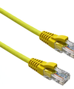 Excel U/UTP kabel cat.5E, P/Lead, LSOH, z rezilom, 10m, rumen