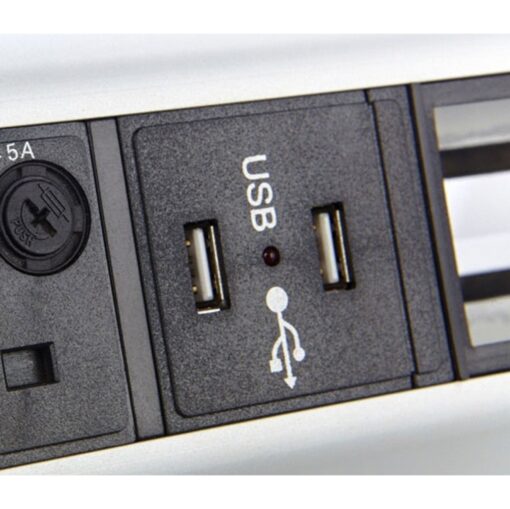 Excel pisarniški električni razdelilnik, 2x UK - 2x 6C vtičnica