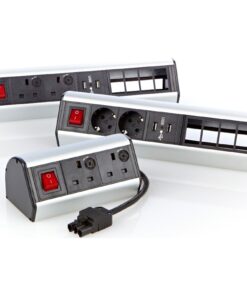 Excel pisarniški električni razdelilnik, 2x Schuko - 4x 6C vtičnica