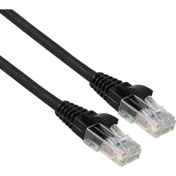 Excel U/UTP patch/lead kabel cat.6, LSOH, z rezilom, 20m, črn