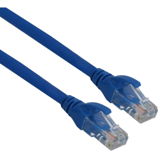 Excel U/UTP patch/lead kabel cat.6, LSOH, z rezilom, 7m, moder
