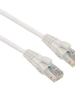 Excel U/UTP kabel cat.6, P/L, LSOH, z rezilom, 0,5m, bel, PK10