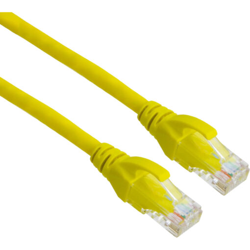 Excel U/UTP kabel cat.6, mini, P/Lead, LSOH, 0,3m, rumen
