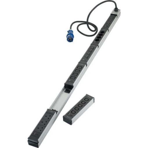 EXCEL MODULARNO OHIŠJE ZA ELEKTRIČNE RAZDELILNIKE, 32A + AMPER METER MODULE z 2x C13